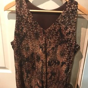 Dressy stretch sleeveless top